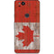 Canadian Flag Dark Wood Google Pixel 2 Skin